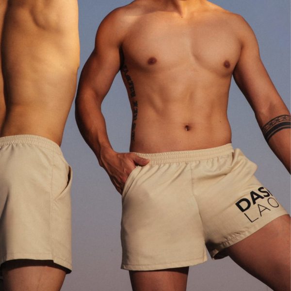 Beige Swim Trunk